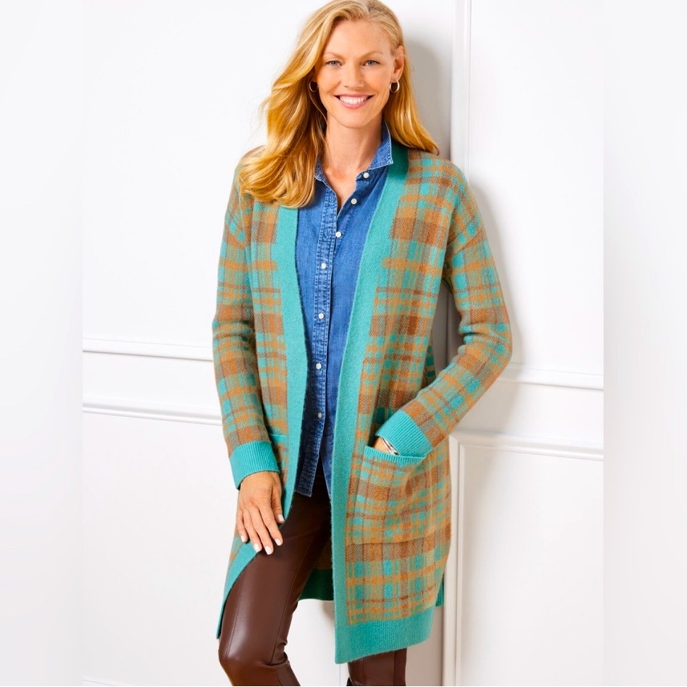 Talbots sweater-cardigan, like new condition